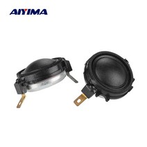 스피커 휴대용 블루투스 무선 서라운드aiyima 2pcs 1 인치 미니 오디오 고음 4 ohm 10w 홈 시어터 실크 필름 트위터 diy sound system