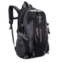 60L Men Military Bag Tactical Backpack Travel Camping Rucksack Climbing Mountaineering Bag Sport Out, Black