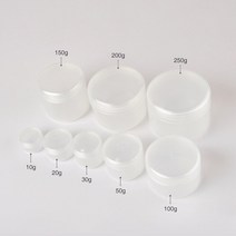 로션용기 화장품용기 플라스틱용기리필용 병 10/20/30/50/100/150/200/250ml 플라스틱 빈 메이크업 항아, 01 공간_03 50g_01 PP
