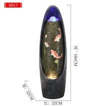 달무드등 분수대 가습기 분수순환 인테리어 수재개장 선물, 블랙 106cm