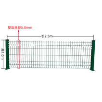 공장 축구장 창고 펜스 휀스 철제 울타리 경기장 풋살 안전, 길이 2.5m  높이 1.0m /세트