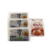 산지직송 임진밤묵 400g 3팩/밤묵/공주밤/묵사발/밤묵용육수1팩증정, 3팩