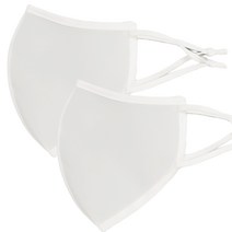 1+1 새부리형 방수 제니유 마스크 2매 수영장 물놀이 아쿠아, 화이트