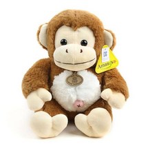 아망스 굿몽키봉제인형 브라운 소형 25cm 원숭이