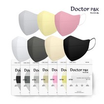 Dr.P&K 국산 KF94 컬러새부리형 대형마스크 슬림핏 2D 대형 데일리, 혼합구성, 1개, 50매입