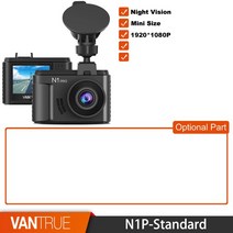 어라운드뷰 후방 사이드 카메라 Vantrue-N1 프로 대시 캠 1.5인치 미니 자동차 DVR 카메라 1080P 비디오 레, 01 N1P-Standard_02 64G