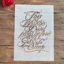 스텐실도안 A4 2921cm 편지 diy 벽화 스크랩북 색칠 엠보싱 앨범 장식 종이 카드 템플릿 케이크, 960