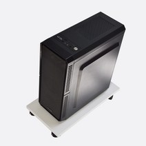 컴퓨터본체받침대 나무받침대 (화이트색상), 컴퓨터받침대(화이트)