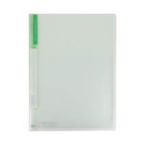 플러스샵 투포켓 홀더 화일 5색상 A4 PP 1묶음 10매입, 연두 1묶음 10매입