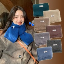 목도리 니트 캐시미어 플레인 겨울 부드러운 머플러 KK389