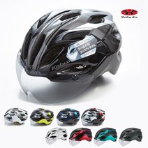 [OGK] 카부토 비트 자전거 에어로 고글 헬멧 AR-3 스모크쉴드 포함, 헬멧+AR-3 스모크 쉴드, G-1맷화이트레드