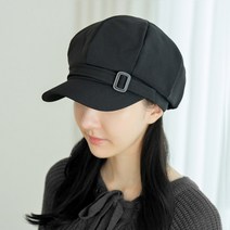 심플벨트 헌팅캡 팔각모 남자 여성 빵 모자 뉴스보이캡 (3컬러)