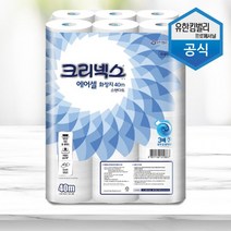 크리넥스 에어셀 화장지 40m 24롤, 1