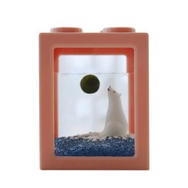 세남자바스켓 국산 마리모 키우기 4구 북극의꿈 DIY 블럭 세트, 북극곰+4구블럭(인디핑크)