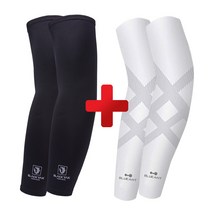 블랙야크 S쿨토시 1세트 블루안트 X벤더 팔토시 1세트 자전거 등산 낚시 여름 작업용, Yak 검정+안트 흰색