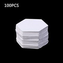 크리에이티브 100 개 육각 순수 템플릿 패치 워크 종이 퀼트 바느질 공예 손 DIY 액세서리 여섯 크기