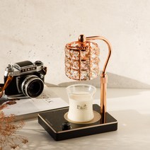 캔들백화점 높이조절 루시드 캔들워머 로즈골드화이트+소이캔들 150g세트 화이트웨딩, 로즈골드화이트(워머) 화이트웨딩(캔들)