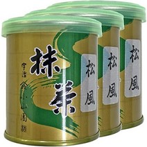 일본 녹차 말차가루 야마마사코야마엔 고급 분말 송풍 30g 스가모의 찻집, 30g×3캔 세트