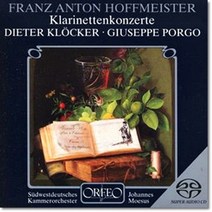 [CD] 프란츠 안톤 호프마이스터 : 클라리넷 협주곡
