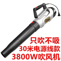 미세먼지 집진기 송풍 이동식 블로워 송풍기 쓰레기 야외 실외 이파리 유선 무선 휴대용 충전식, 3800W 파워드라이어 자체 30m 라인 포함