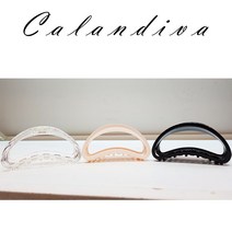 [Calandiva] 심플한 반달 올림머리 집게핀 3종 색상