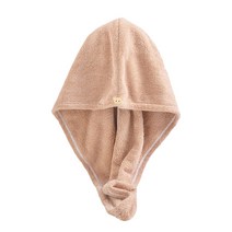 토비 드라이 헤어타월 머리수건, 브라운(곰돌이형), 5개입