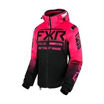 FXR Womens RRX Snowmobile Jacket Waterproof Thermal Dry Breathable Black/Fuchsia - 6, 14
