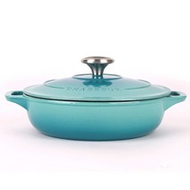 차세르 프리미엄 무쇠 전골냄비 20cm 보라보라