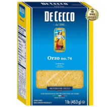 라이브잇 Dececco 오르조 NO.74 파스타, 5개, 453g