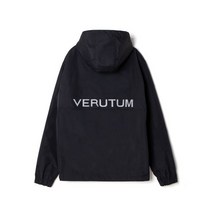 VERUTUM 세미 오버핏 아노락 블랙 재킷 RTW-JK061 : Reflective Anorakㅣ검정