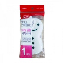 {It 아이템} 욕실수세미 롯데 스마일 필름수세미 (스노우맨) 1P 수세미 수세미 설거지, SR[^^_상품선택_^^]SR, SR[^^_상품선택_^^]SR