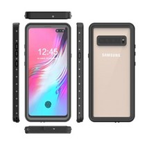 우리파파 풀커버 방수범퍼케이스 갤럭시 s8 s8플러스 s9 s9플러스 s10 s10플러스 5g 노트8 노트9 노트10, 블랙