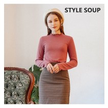 숲 모크넥 프릴 티셔츠(SXALTE1)