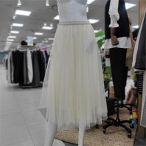 스테파니 DP03 잔도트 샤 스커트 A23SK3103.