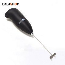 미니 전기 우유 Frother 핸드 헬드 Foamer 커피 메이커 계란 비터 초콜릿 카푸치노 Stirrer 휴대용 블렌더 털 도구, Black