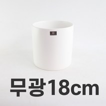 [인아트스튜디오] 무광화분 B급 상품 창고털이 대전 최대 50% (7종/택1), 3-B급-무광화분-18cm-화이트