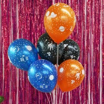 우주 생일 파티 풍선 12pcs세트 홈파티 데코 꾸미기 벌룬 장식 용품, 상세페이지 참조, 상세페이지 참조