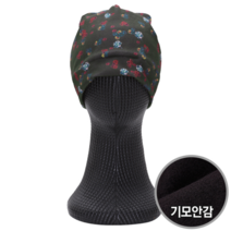 샵앤 꽃나염 방한용 FW 비니 보넷모자 TRW-WH-0412-카키