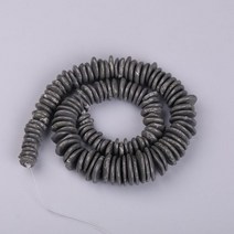 복숭아단주 약 120135 개/가닥 천연 녹색 청록색 하울라이트 슬래브 슬라이스 디스크 Heishi 스페이서 비즈 팔찌 목걸이 DIY 만들기, [16] As Picture