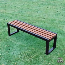 야외용 공원벤치 벤치의자 웨이팅 대기석 긴의자 공원 정원 등받이없는 카페 정류장, 1m