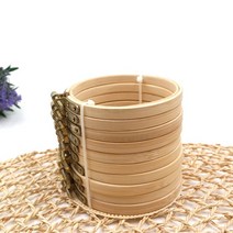 엔조이스티치/ NEW 대나무 원형수틀 12.5cm-10개 / 프랑스자수/ 십자수/ 액자용 수틀/ 수업 공방대량구매