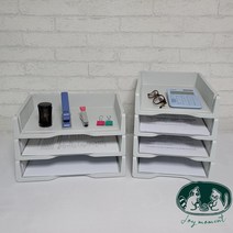 [JOY] 서류꽂이 서류정리대 이면지함 서류정리함 이노마타 서류트레이 문서보관함 문서정리함 파일정리함 서류보관함, 가로형