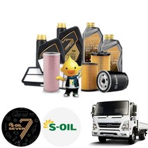 마이티 2.5톤 디젤 세븐골드 5W30 5W40 세븐파오 5W30 OW40 BEX 합성엔진오일 12통+a2063+o084 ONL-015 cs01050, 벡스 5W30(롱라이프) 필터 코팅제 포함