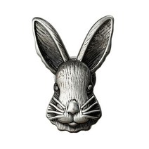 캐비닛 도어 핸들 북유럽 스타일 토끼 모양 찬장 손잡이 서랍 당김 4.9x3.5cm 황동 가구 하드웨어, [05] Gray