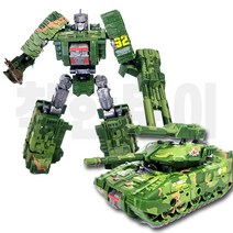 [탑프로모션]특공대 변신로봇 탱크 전투기 지프차 트럭, 선택1.그린탱크