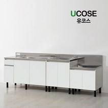 유코스 싱크대 스텐상판 가스대 개수대 사무실 원룸 탕비실 펜션 글램핑 주방 배수구, 900개수대(우볼), 그레이