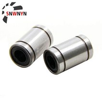 슬라이드레일 가이드레일 고하중레일 1/10PCS LM8UU LM10UU LM16UU LM12UU 선형 베어링 부싱 8mm로드 레일 샤프트 부품 DIY CNC 3D 프린터, 10PCS