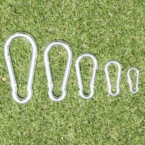 보냄 강철 카라비너 모음, 실버