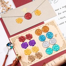 SEALING STAMP 실링 왁스 청첩장 초대장 스티커 1P, 4실링스티커-트리