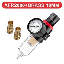AFR2000 1/4 공압 필터 공기 압축기 용 수분 분리기 압력 조절기 오일 워터, AFR-2000 w BT 10